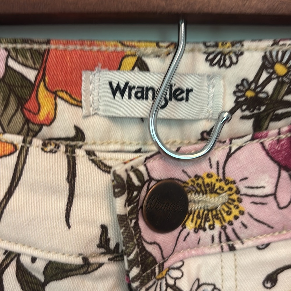 Wrangler Orange and Cream Boot Cut Flare Pants - Picture 9 of 11